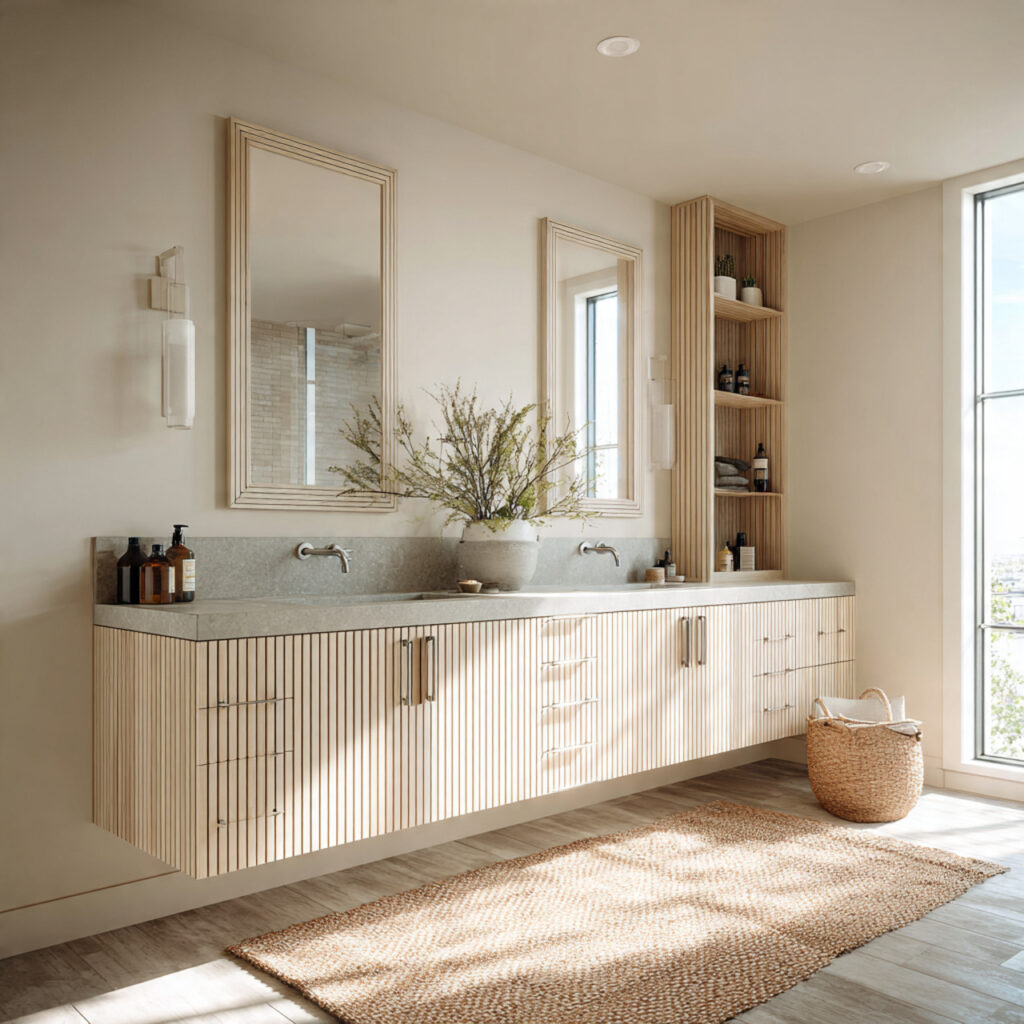 Fluted Details for Elegant Texture