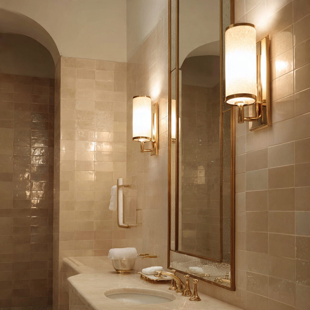 Soft Gold Lighting Details