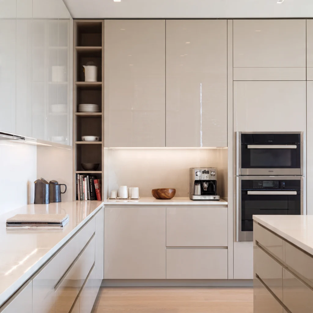 Warm Metallic Accents