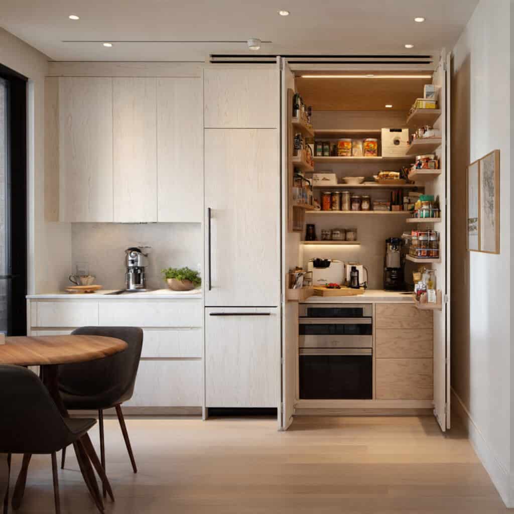 Hidden Pantry Ideas for Small Kitchen Layouts