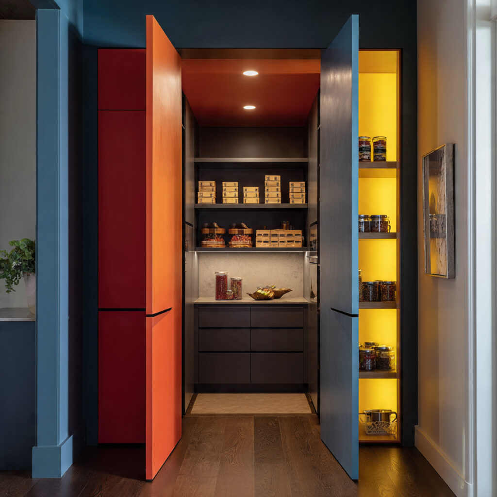 Hidden Pantry Ideas for Entertaining Kitchens