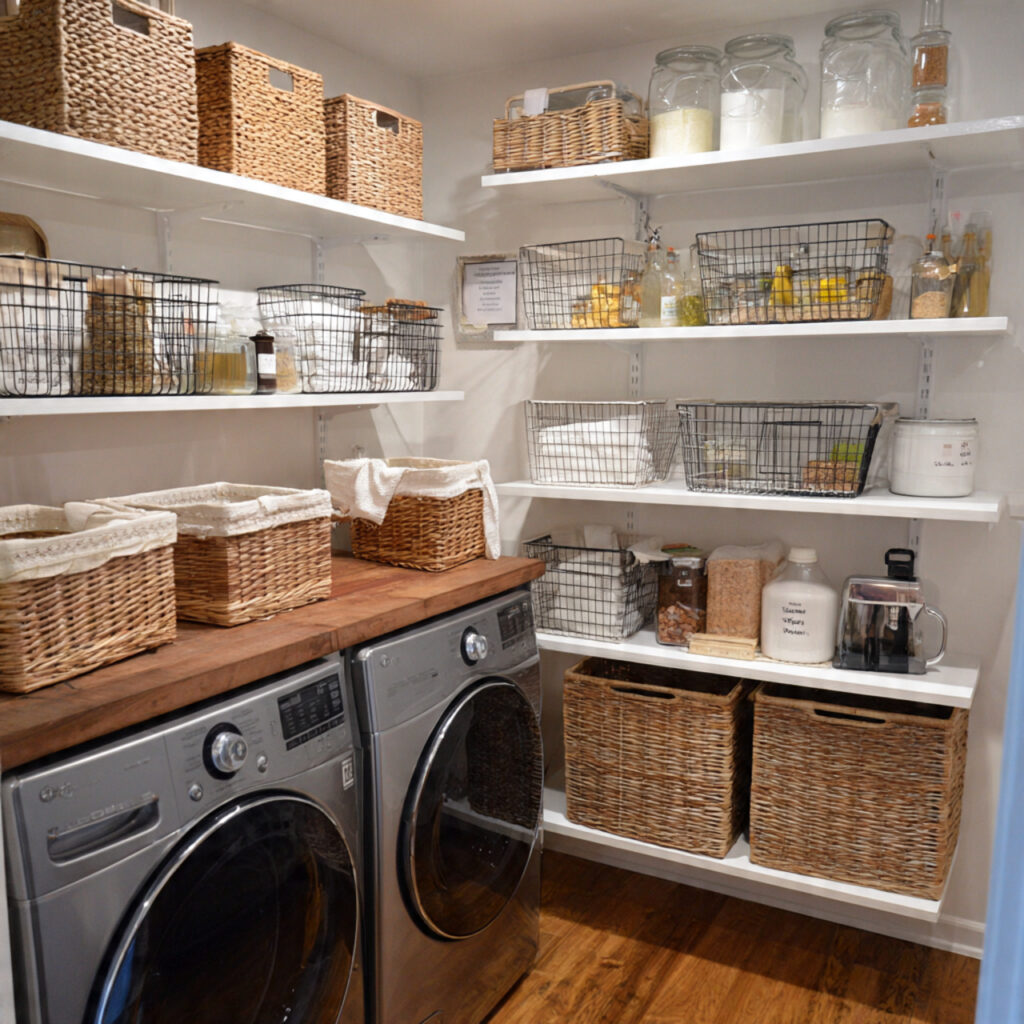 32 Pantry in Laundry Room Ideas 2026: Stylish, Smart & Space-Saving Designs 16 Pantry Closet Conversion Ideas in Laundry Rooms