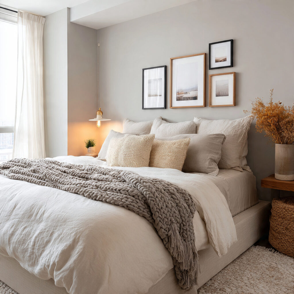 Cozy Minimalist Guest Bedroom Idea