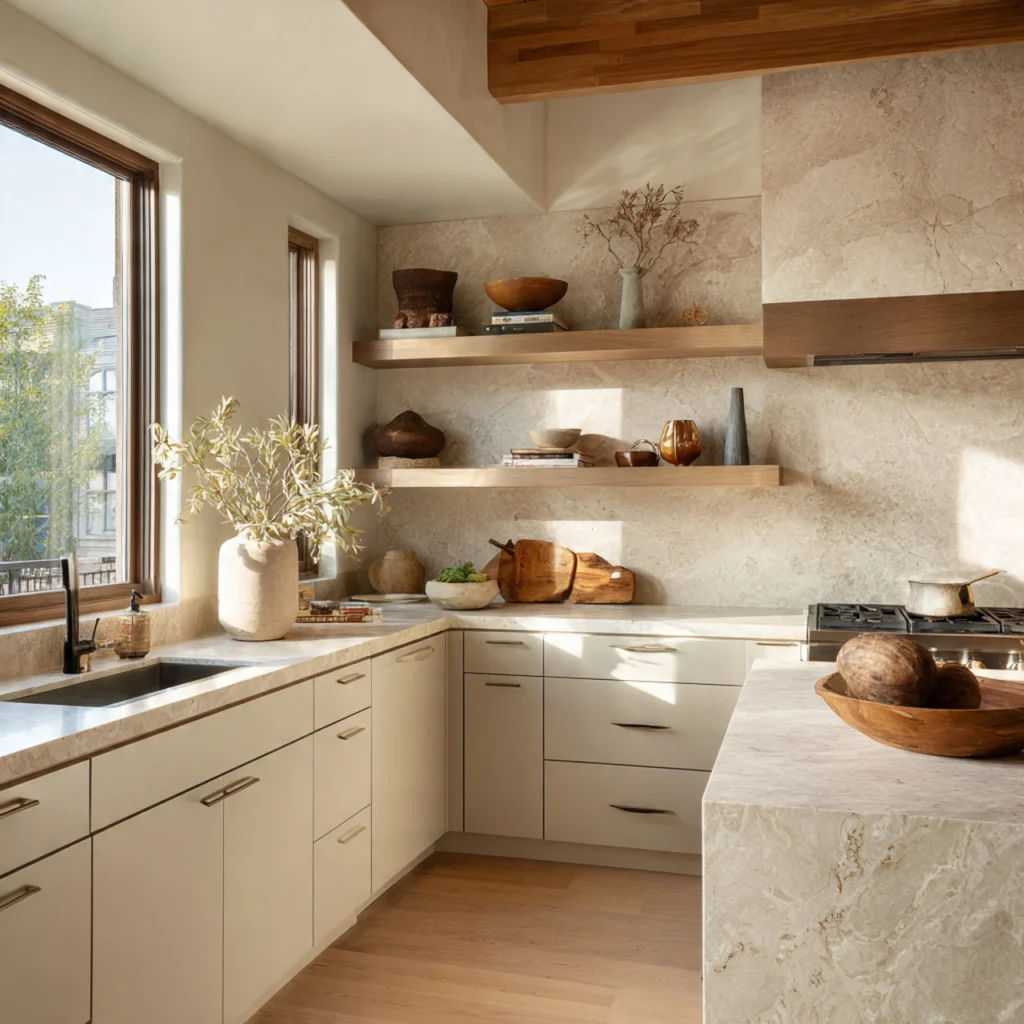 Warm Stone Counter Moments