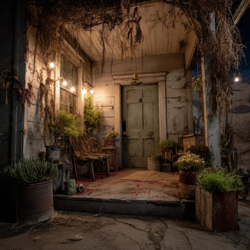 Asylum Escape Horror Porch Ideas