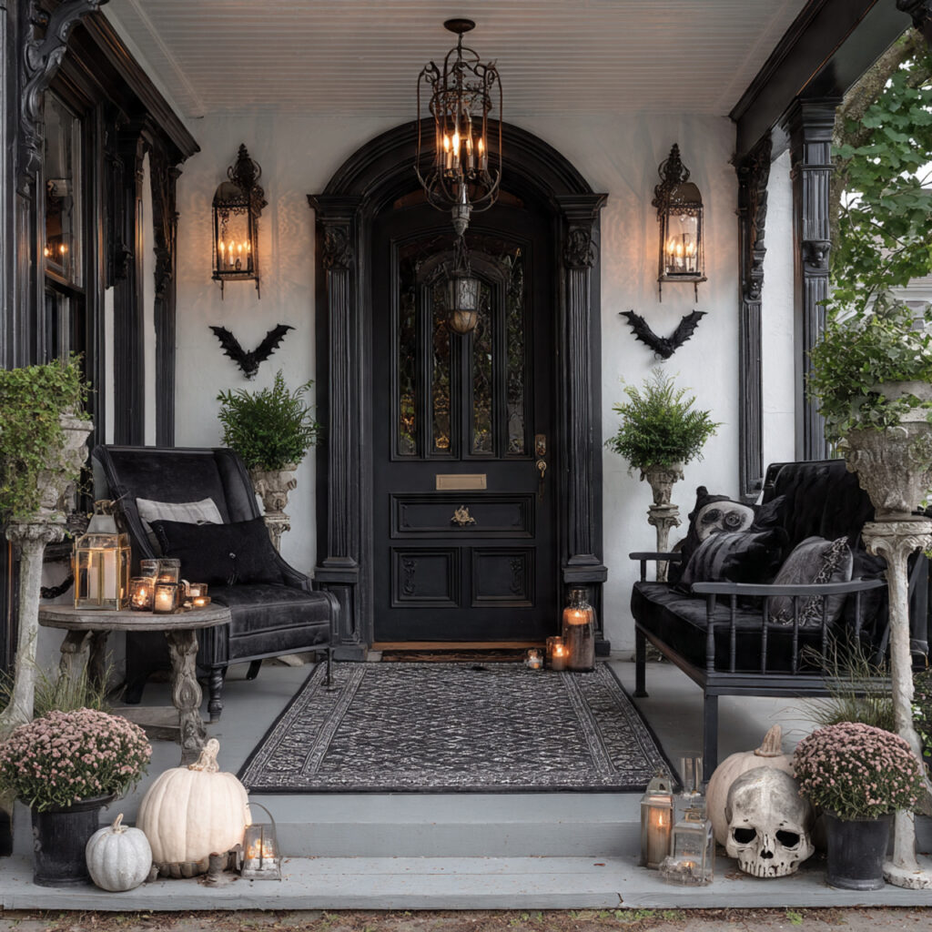Creepy Chic Halloween Porch Ideas