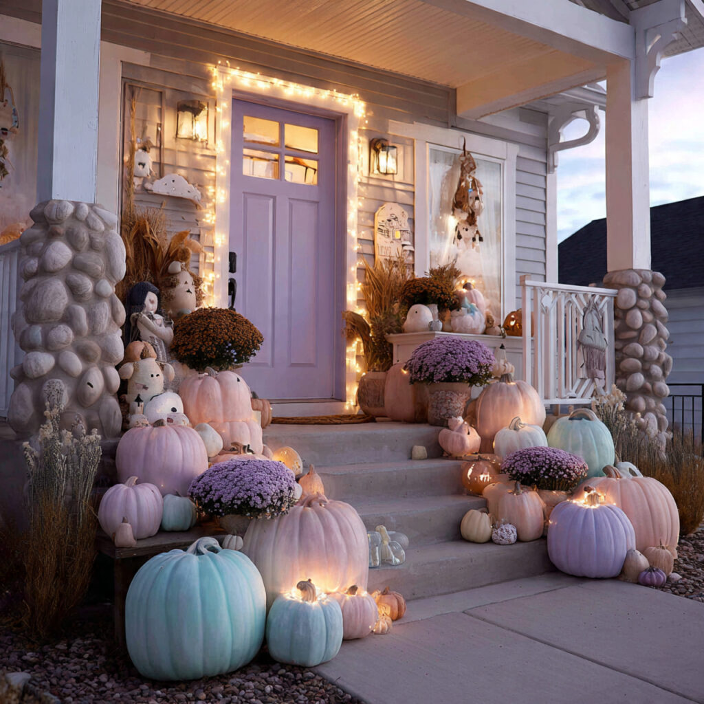 Cute Front Porch Halloween Ideas
