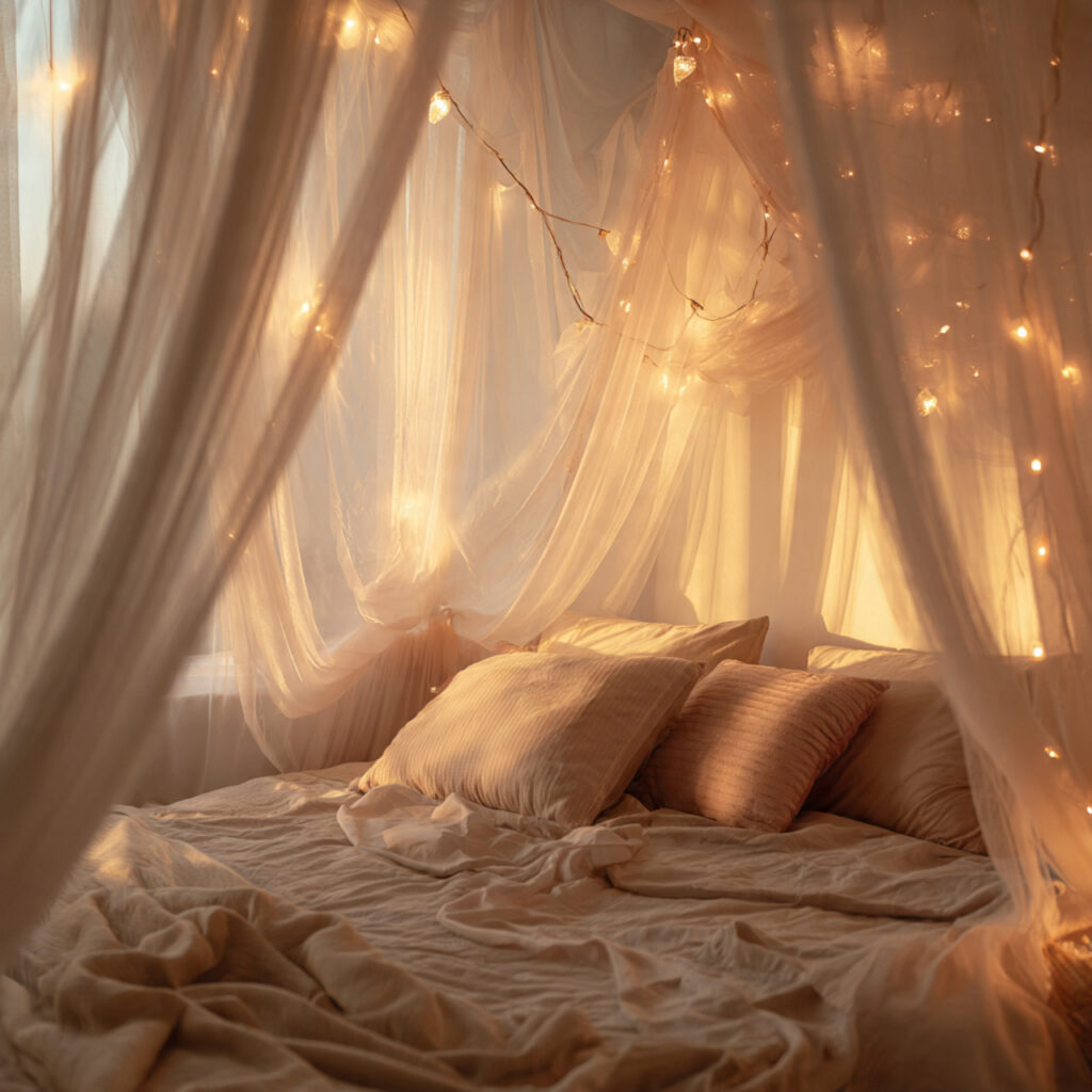 Sheer Draped Lighting