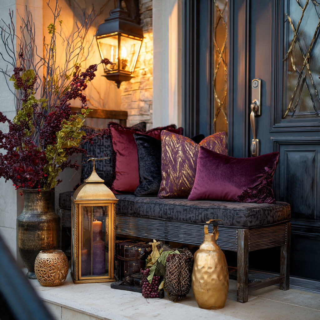 Glam Halloween Porch Decor Ideas