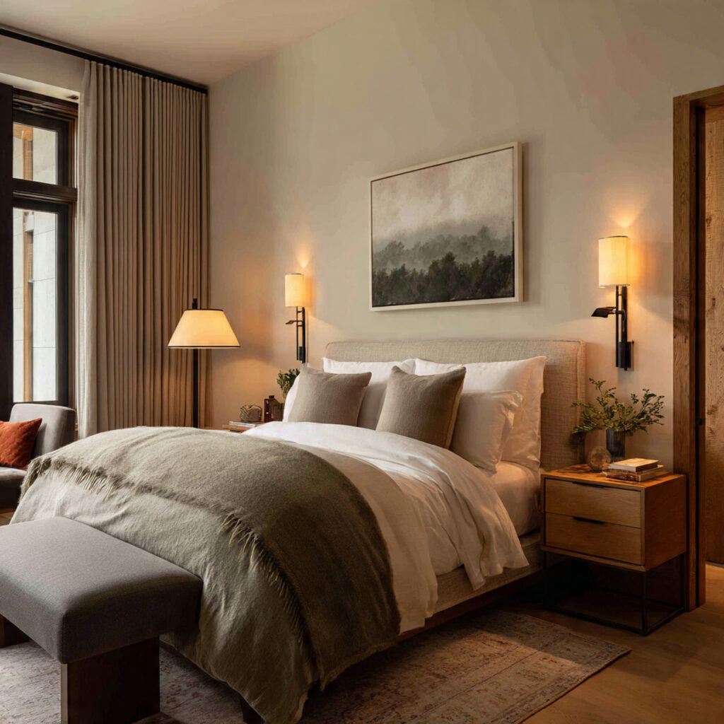 Soft Ambient Lighting Guest Bedroom Idea