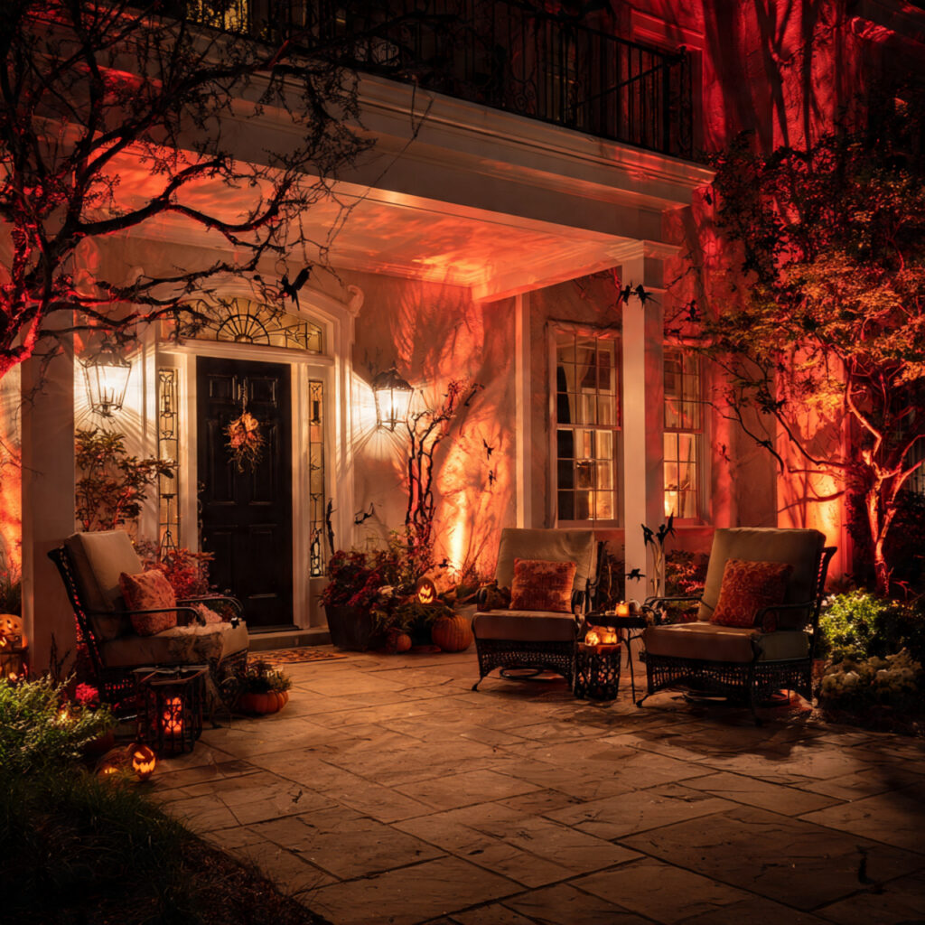 Creative Lighting-Focused Porch Ideas