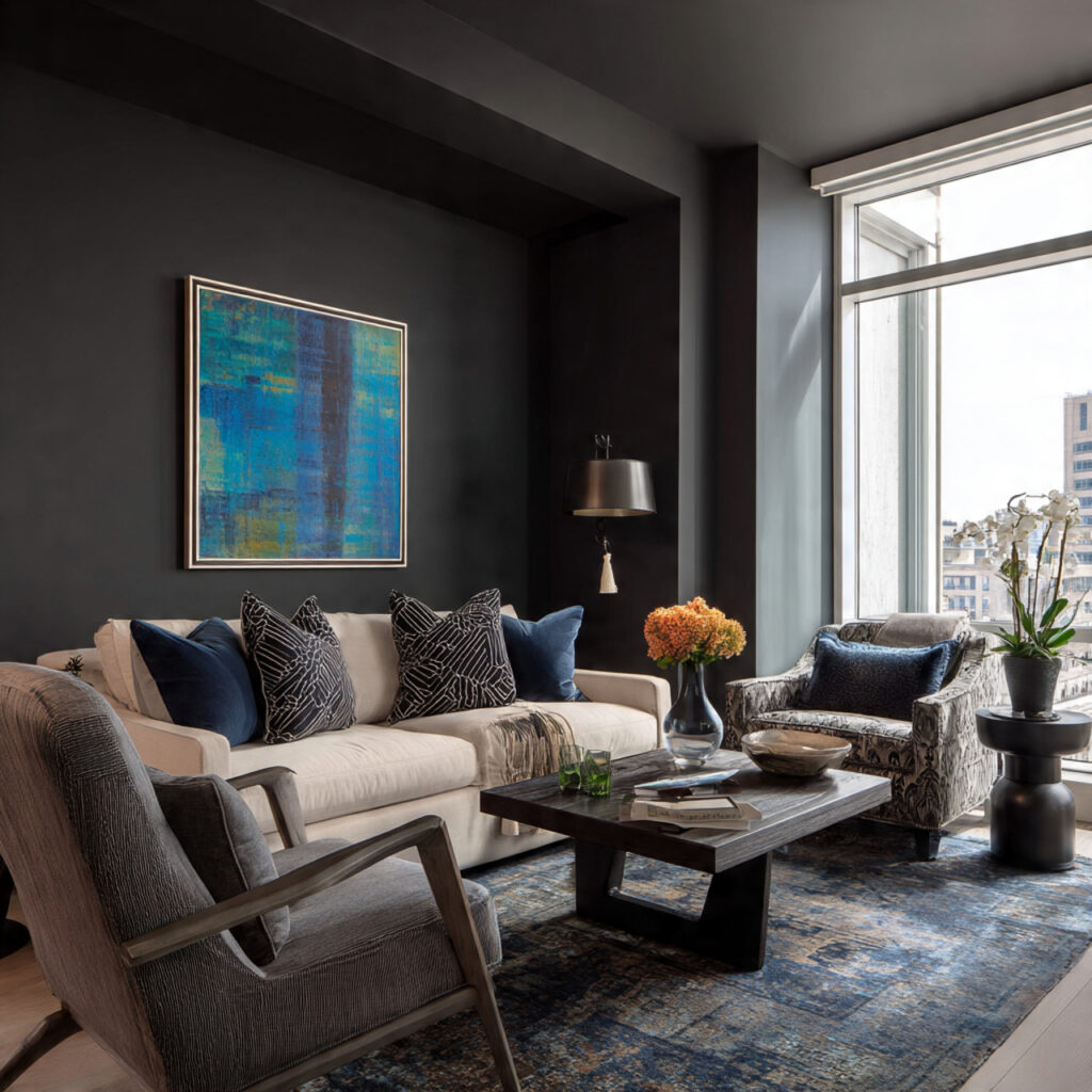 High-Contrast Statement Space Idea