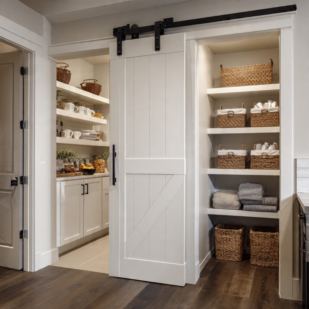 32 Pantry in Laundry Room Ideas 2026: Stylish, Smart & Space-Saving Designs 10 Sliding Door Pantry Ideas in Laundry Rooms