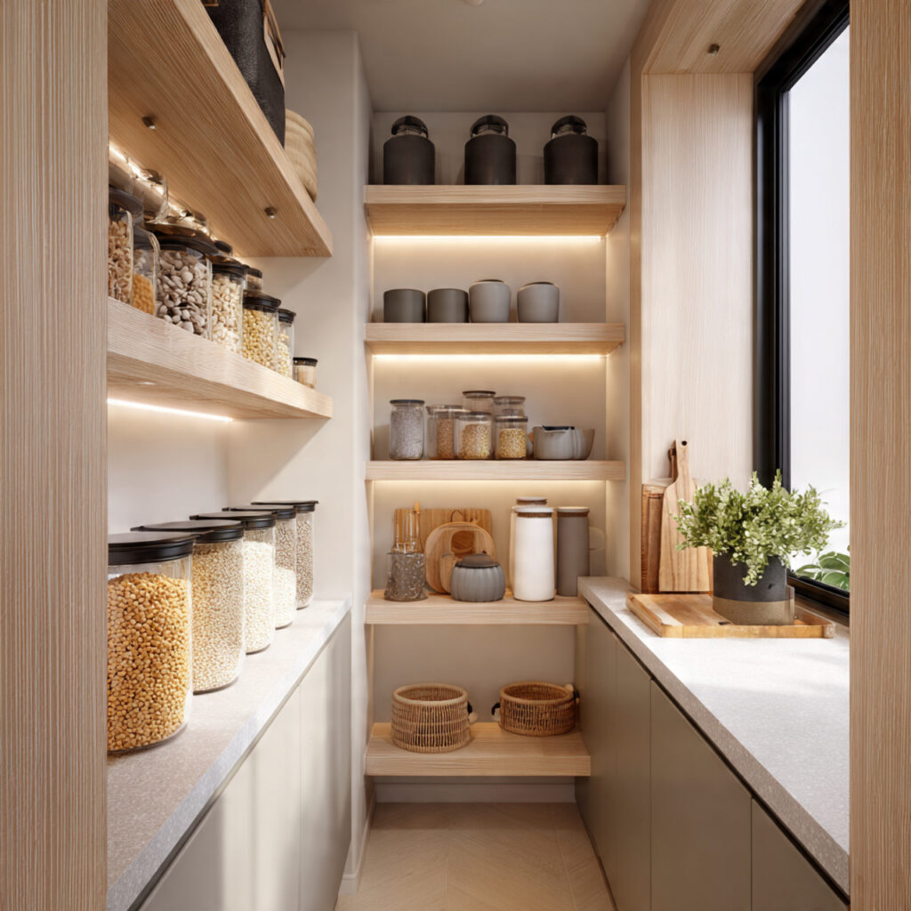 Minimalist small pantry ideas 2026