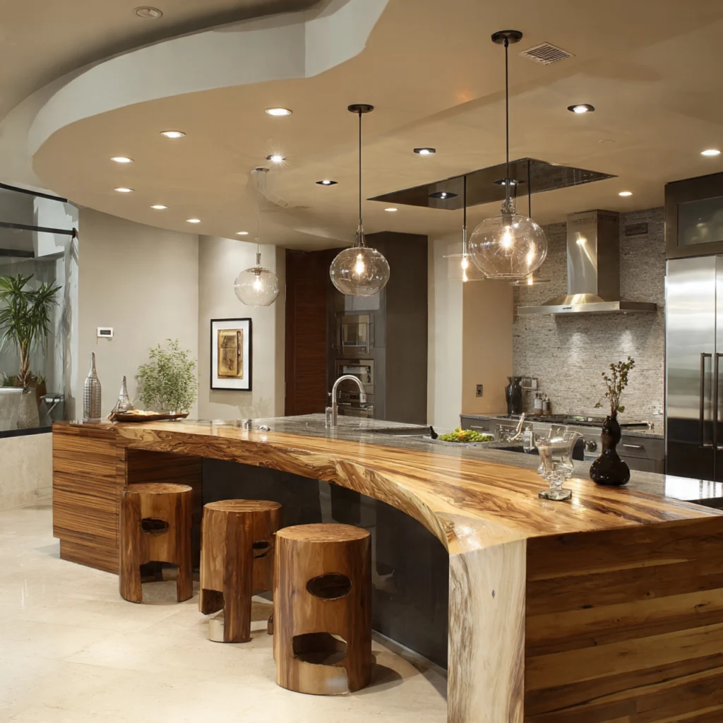 Rounded Islands and Tables