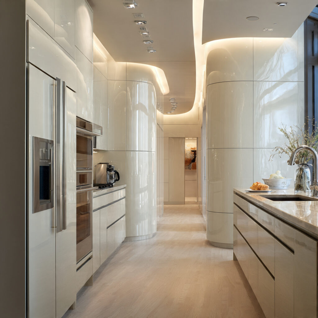 Hidden Pantry Ideas Using Flush Door Designs