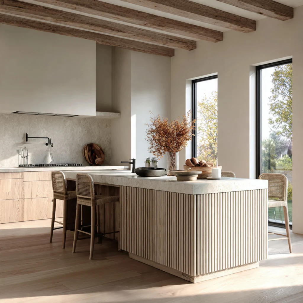 Earthy Backsplash Moments