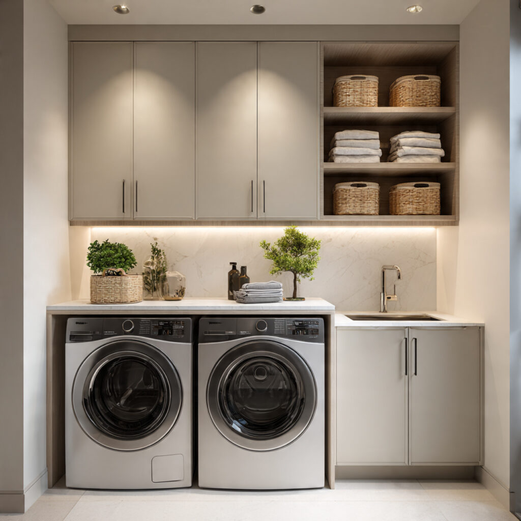 32 Pantry in Laundry Room Ideas 2026: Stylish, Smart & Space-Saving Designs 2 Built-In Pantry Cabinet Ideas