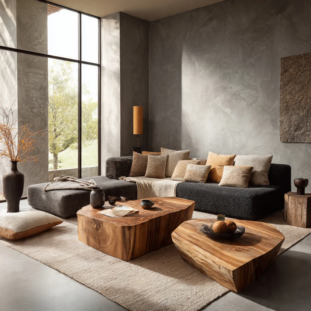 Organic-Shaped Coffee Tables