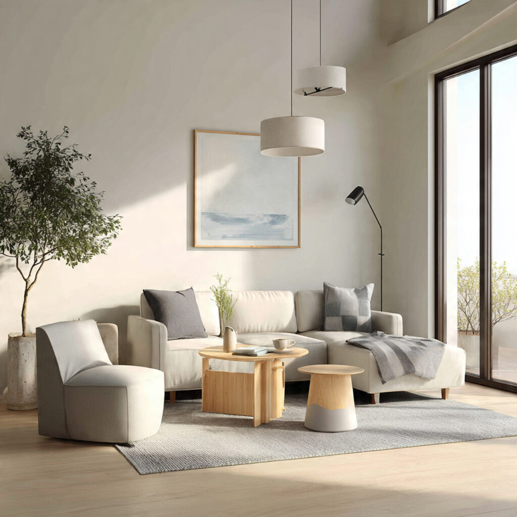 Modern Minimalist Compact Living Room Idea