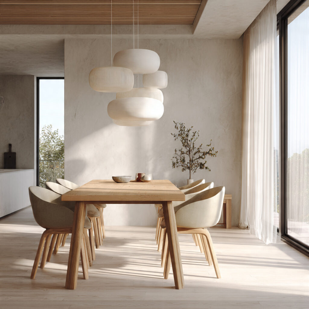 Modern minimalist dining room ideas