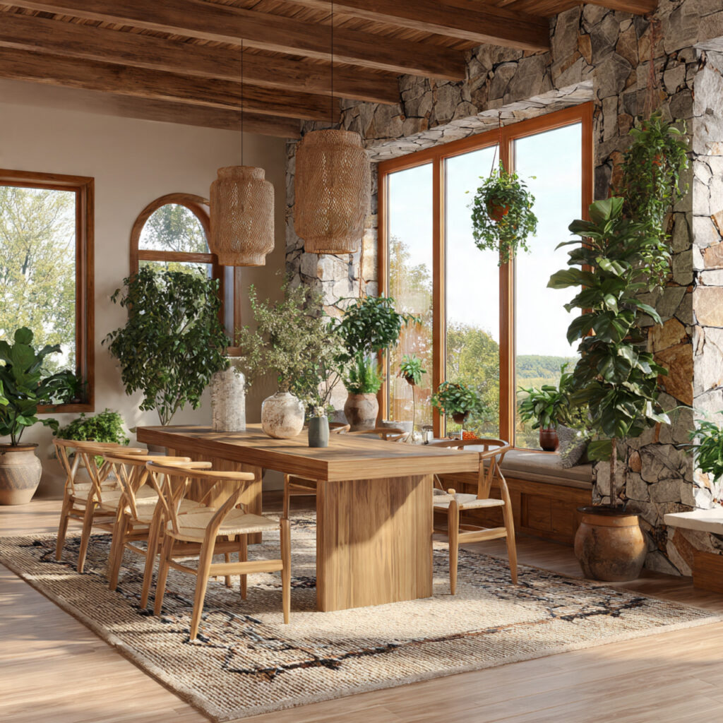 Dining room ideas inspired by nature 