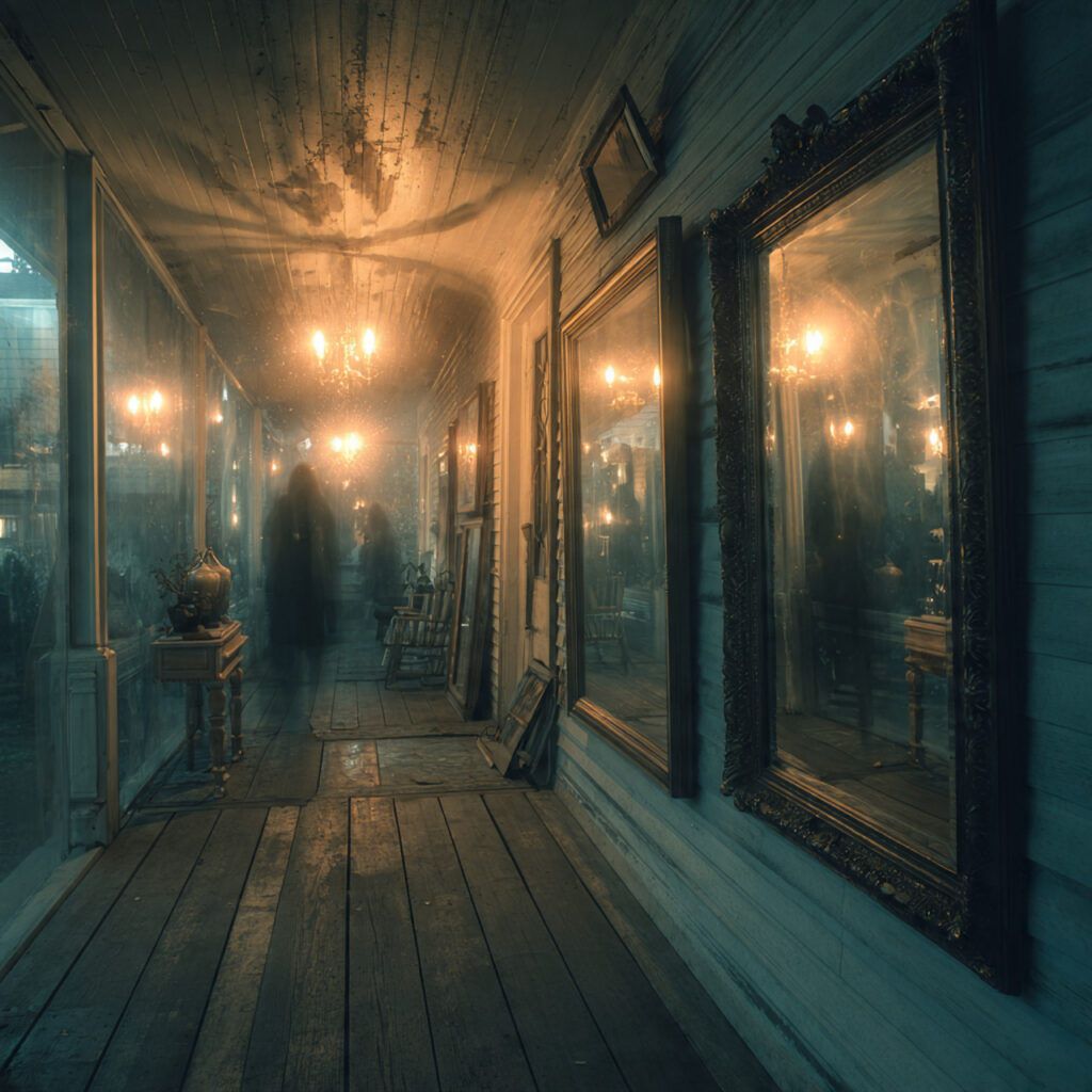 Haunted Mirror Illusion Porch Ideas