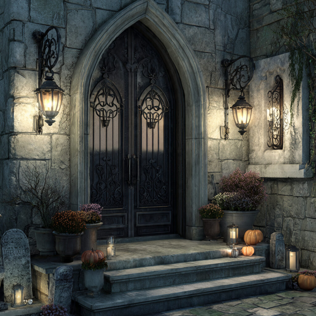 Gothic Cemetery Entrance Porch Ideas