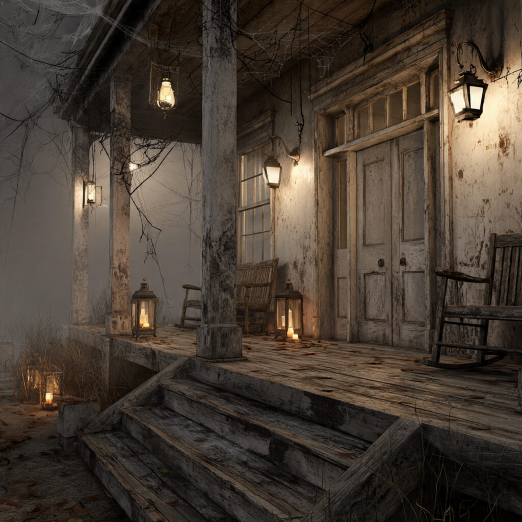 Haunted Abandoned House Porch Ideas