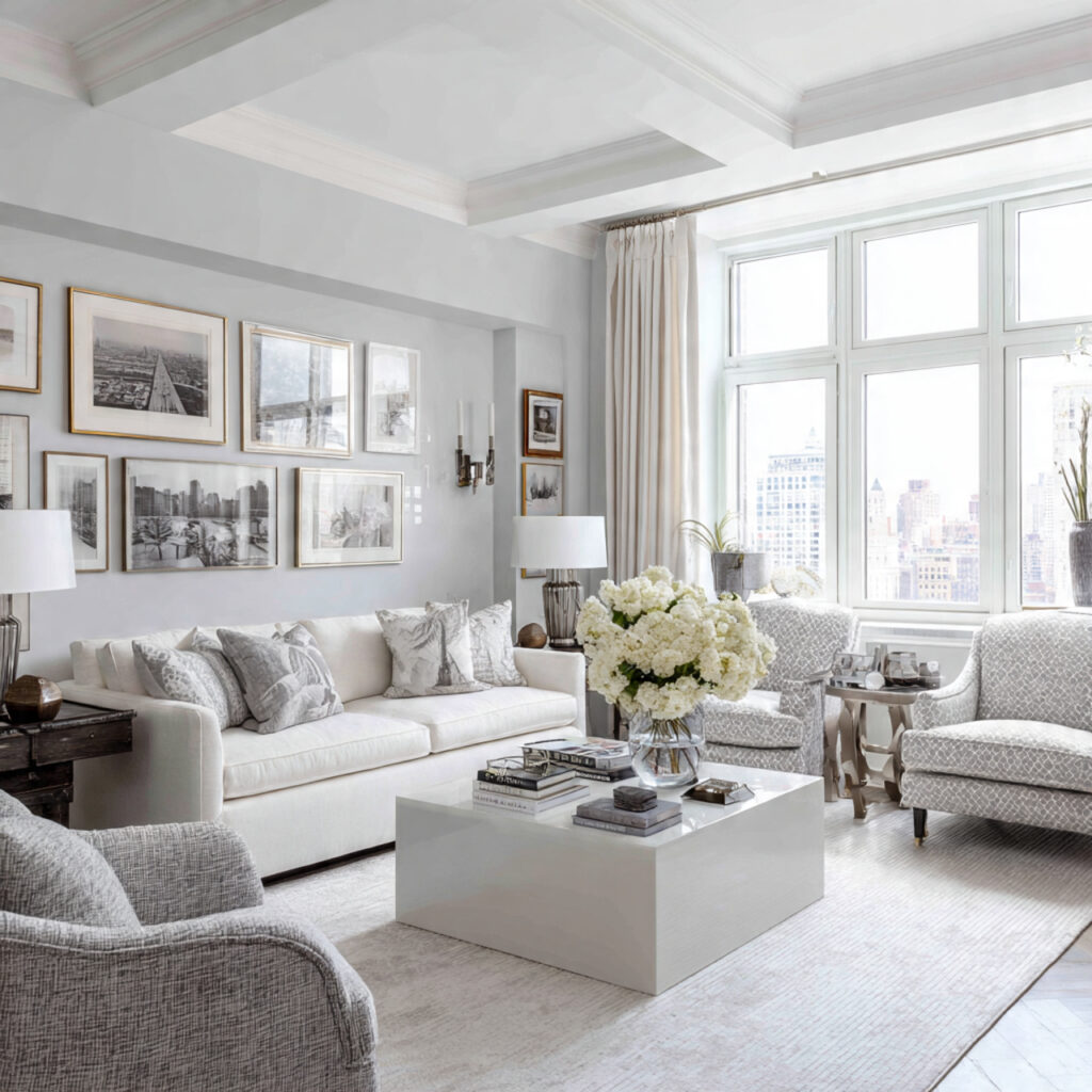 27 Gray Living Room Designs Ideas 2026 | Modern Inspiration 18 Elegant Gray and White Living Room Inspiration