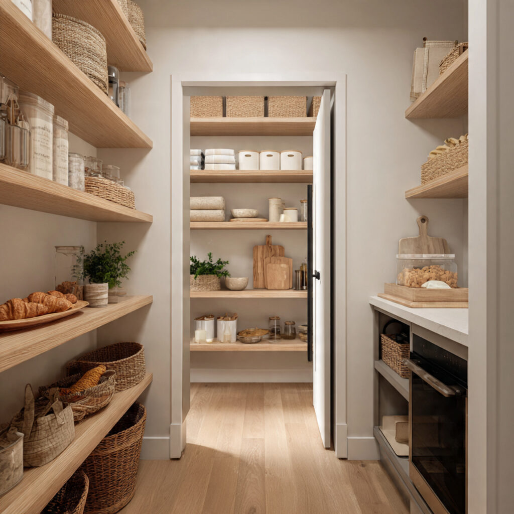 Scandinavian walk in pantry ideas