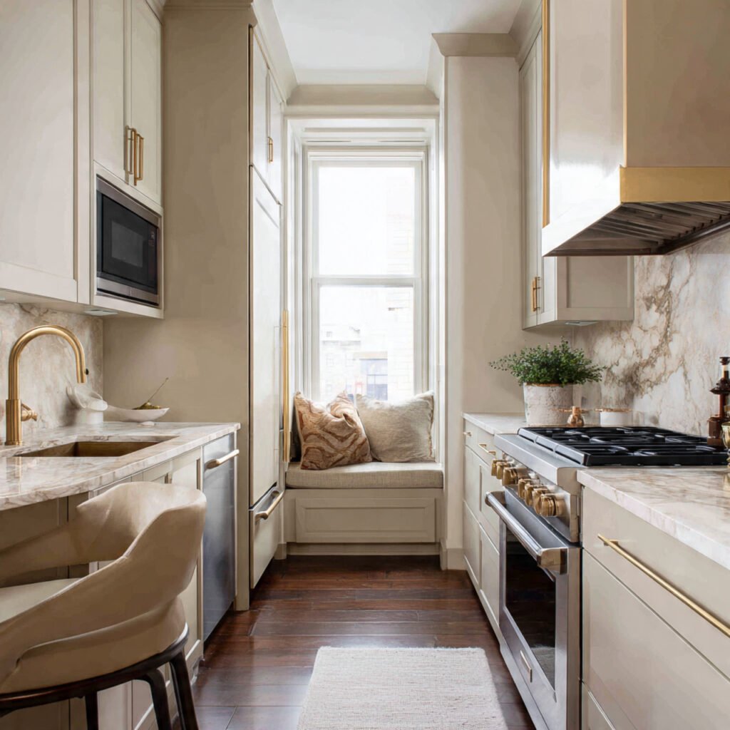 Luxury Metallic Accent Kitchen Idea