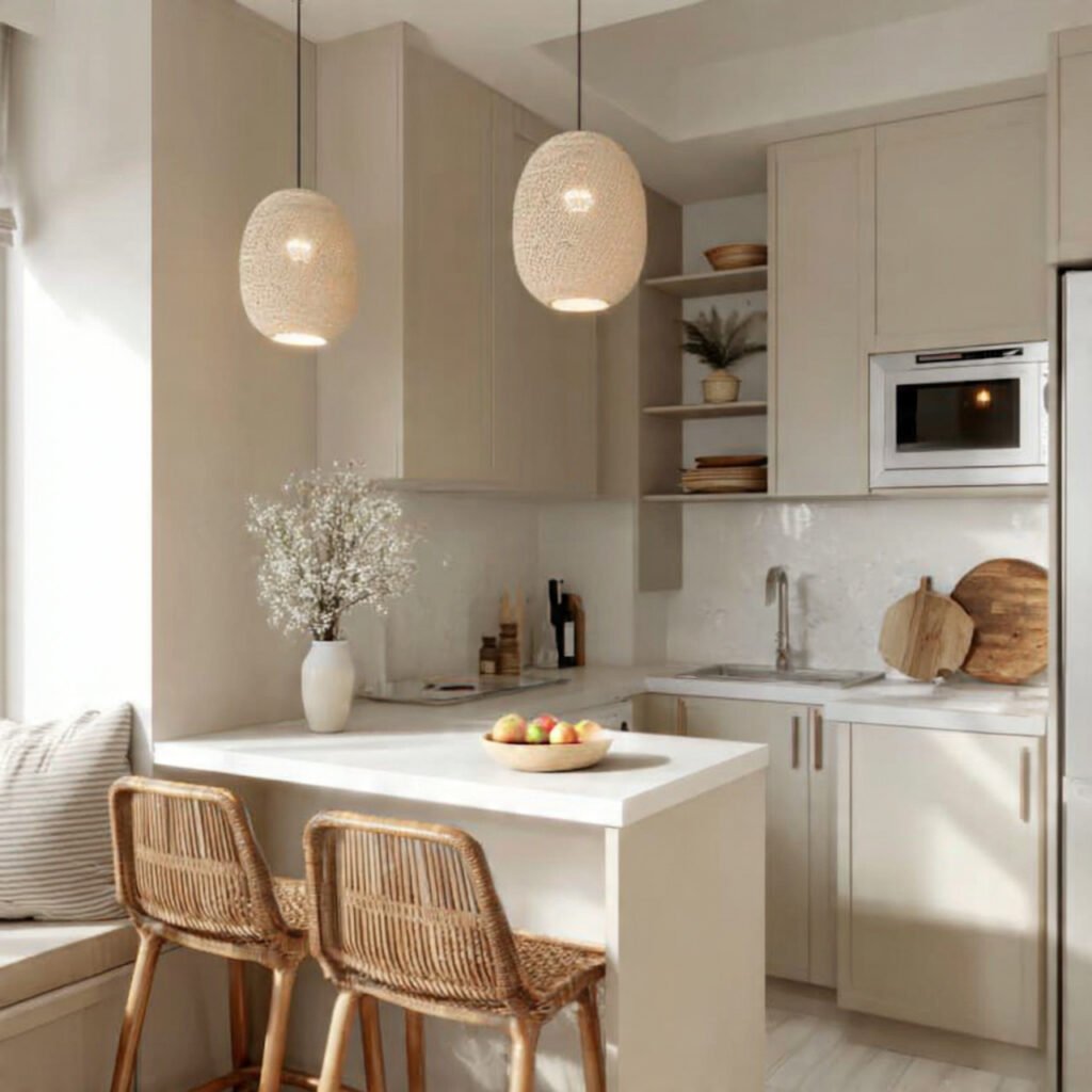 Soft Neutral Palette Kitchen Idea
