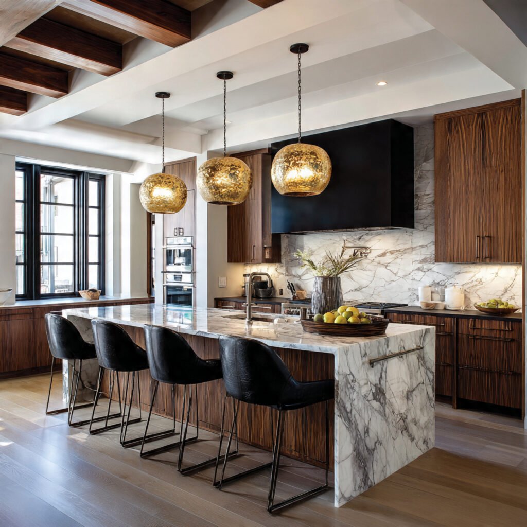 Statement Lighting Kitchen Idea