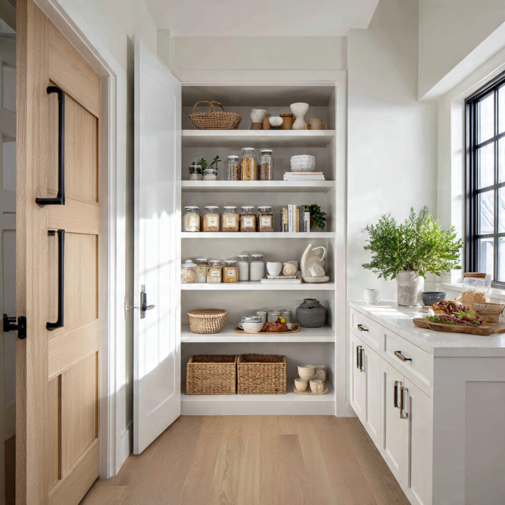 Small pantry wall layout ideas