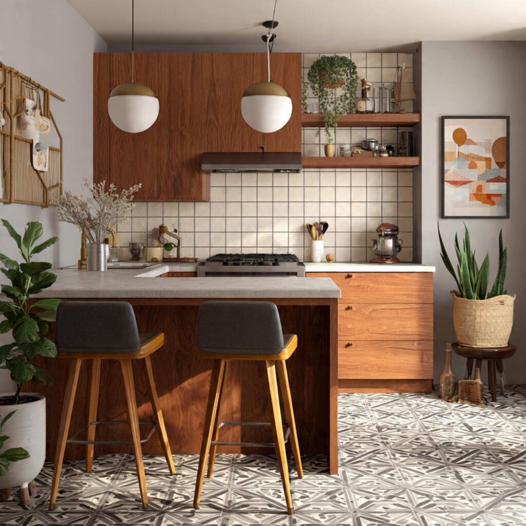 Retro Mid-Century Kitchen Idea