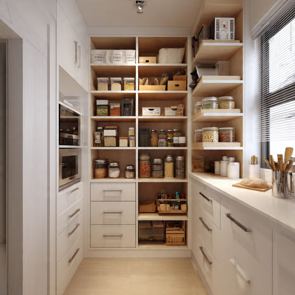Smart storage small pantry ideas