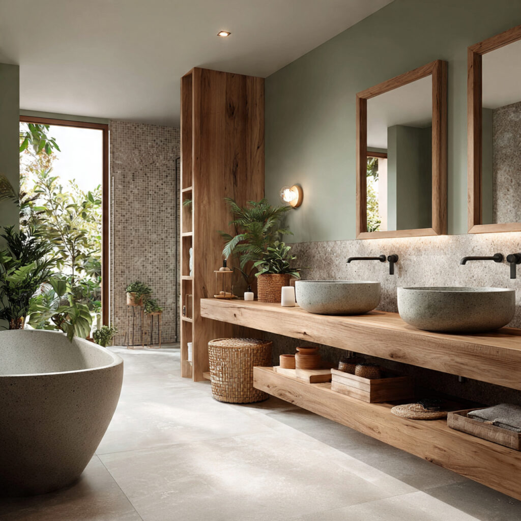 Natural Wood Accent Wall