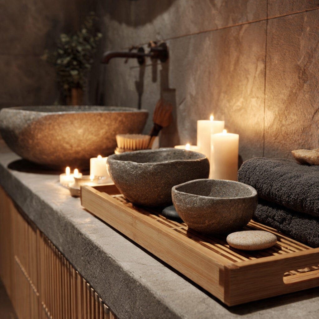 Nature-Inspired Stone Accents