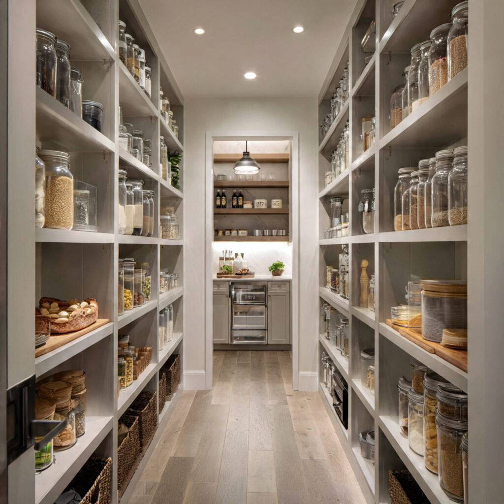 Walk-in pantry organization ideas