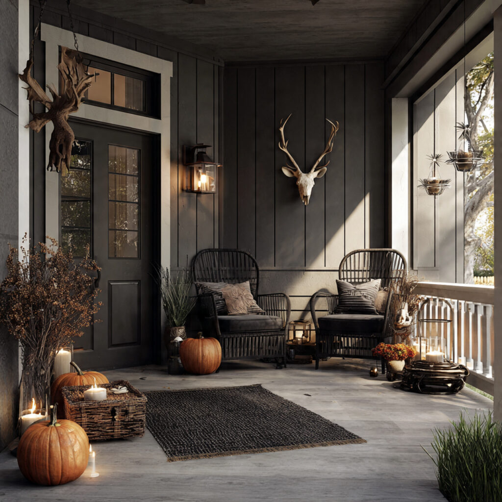 Subtle Spooky Porch Decor Ideas