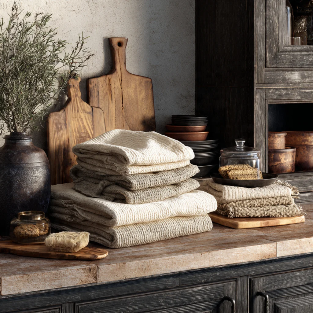 Open Shelving with Sculptural Touches