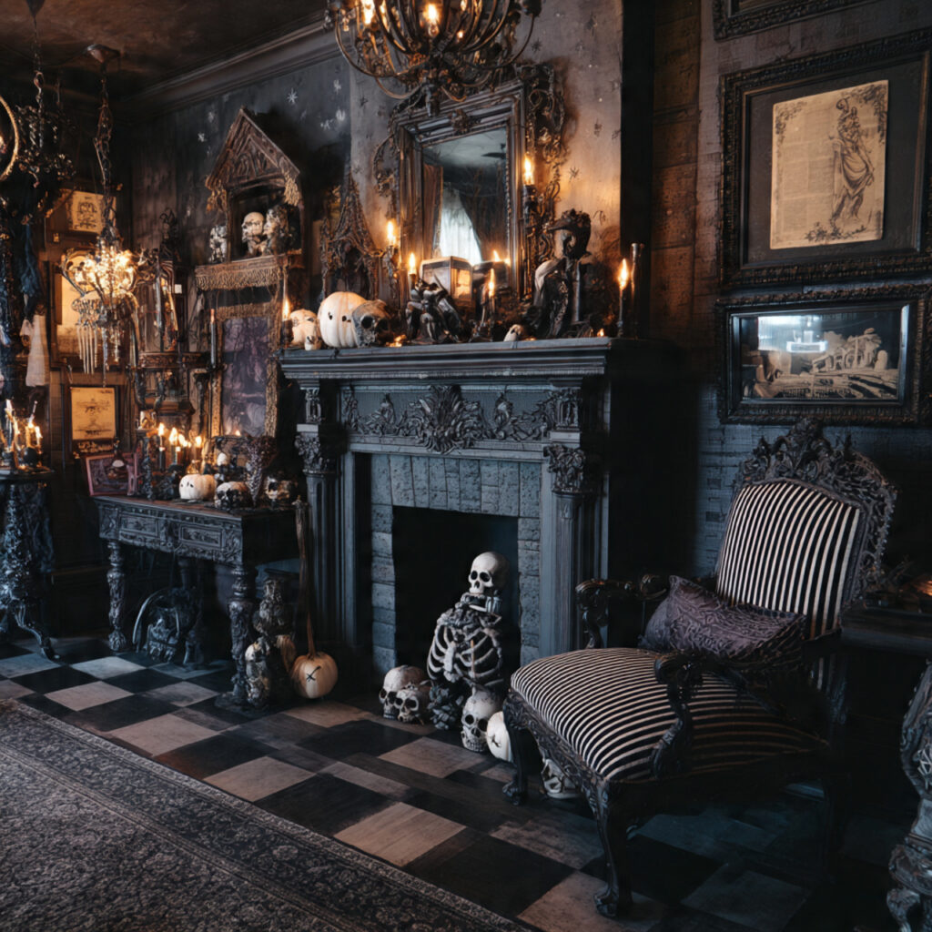 Tim Burton–Inspired Halloween Room Decor Ideas