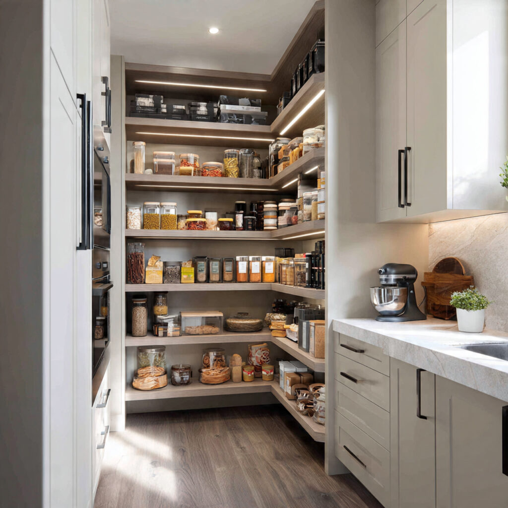 Vertical small pantry ideas
