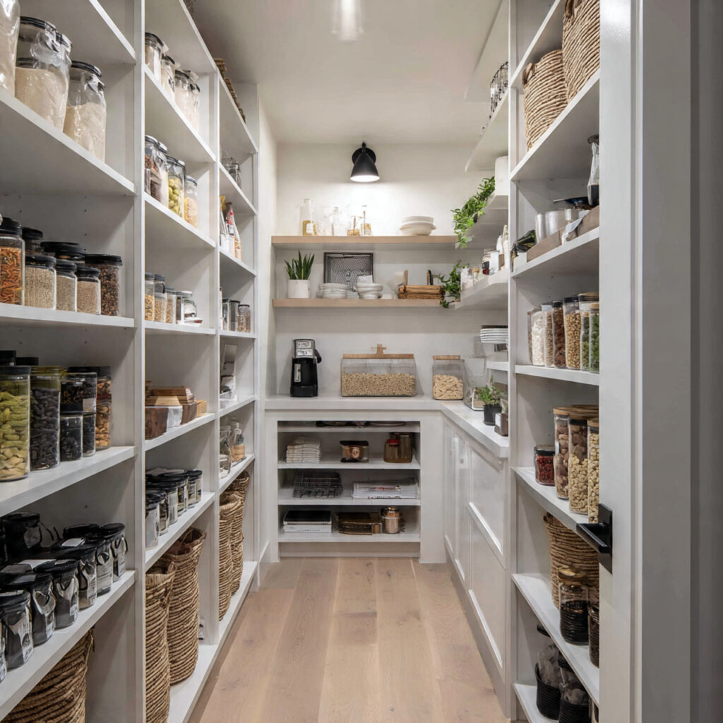 Walk in pantry closet ideas
