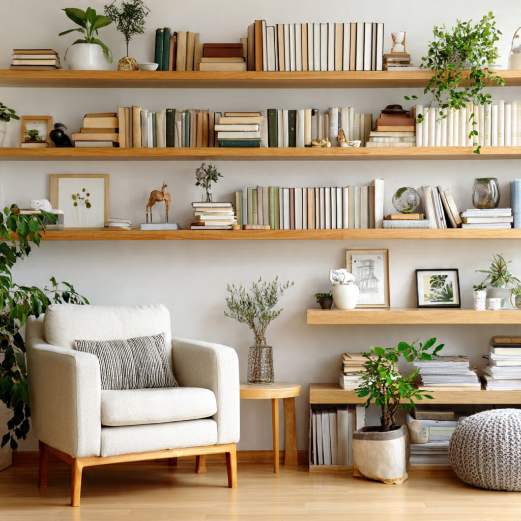 Floating Shelving Display Idea