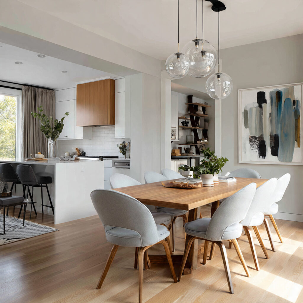 Open-concept dining room ideas for contemporary homes 