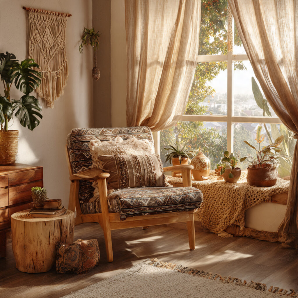 Boho Chic Living Room Chair Ideas
