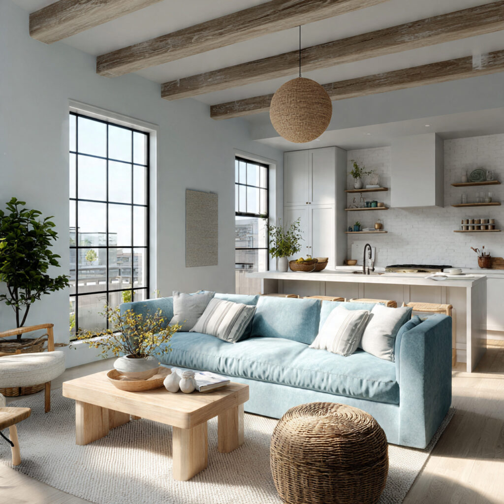 Contemporary Coastal Open Living Idea