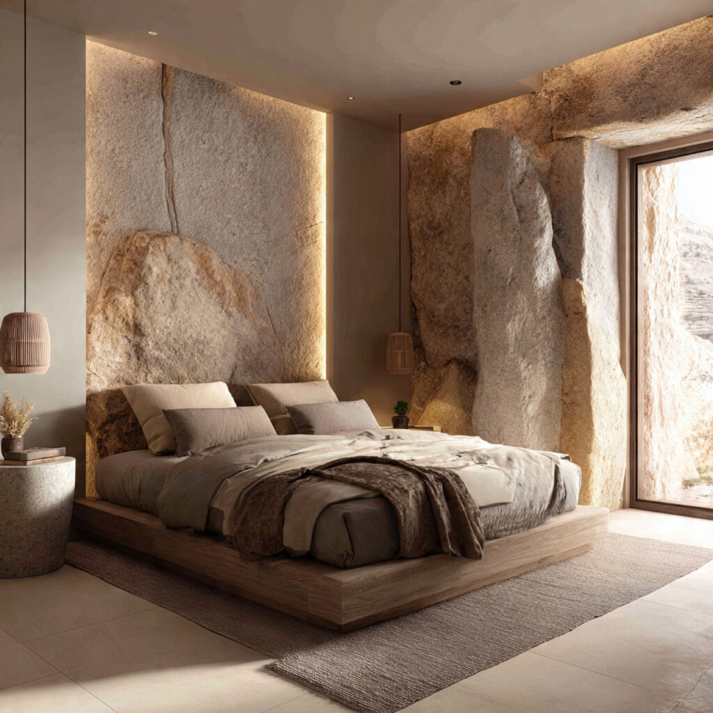 Natural Stone Accent Idea